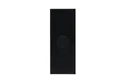 Clipsal Saturn ZEN 1 Gang Architrave Switch Black | Z4061AL-ZB