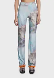[ZEMETA] Melody Faux Fur Line Pants