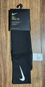 Nike Dri Fit 2.0 Head Tie - Black/White-Athletic Sports / O-S