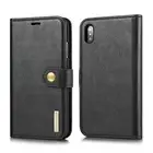 [RFID Blocking] Genuine Leather Wallet Case SHOCKPROOF For iPhone 13/12/11 Pro