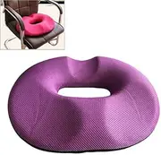 Home Textile Office Thickening Mesh Hip Anti-Hemorrhoids Cushion, Size: 45x41x7cm (Coffee) Home Textile (Color : Purple)