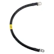 2/0 Black Battery Interconnect Cable 18" with 3/8" Lugs ASSEMBLED IN USA