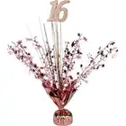16th Birthday Party Rose Gold Foil Table Decoration Centrepiece Balloon Weight
