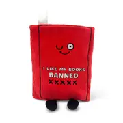 Punchkins Banned Book Plush Soft Toy Book Book-Themed Plushie 16cm Red 6y+