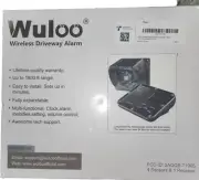 Wuloo Solar Driveway Alarm Wireless Outside 1800ft Range, Outdoor Motion Sensor