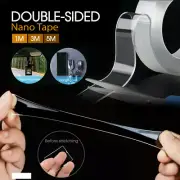 Double-Sided Nano Tape Traceless Clear Adhesive Invisible Gel Anti-Slip AU