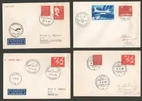 在飛比找Yahoo!奇摩拍賣優惠-【雲品8】瑞典Sweden 1958-61 FFC 4 co