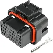 BIZOCA 26/34/60Pin AMP Superseal 1.0mm Series PCB Mount Header Auto Waterproof Connector 3-1437290-7 9-6437287-8 4-1437290-0 6437287-1(OneColor)