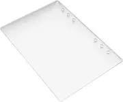 TEHAUX Sleek Acrylic Binder Shell A5 Loose Leaf Notebook Jacket Refillable Journal Book Cover Memo Pad Binder Cover Stylish Notebook Jacket