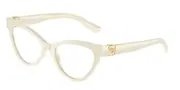 Dolce & Gabbana DG3394 3312 Women’s Glasses White Size 50 - Private Health Rebate - Blue Light Block Available