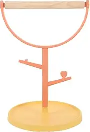 GRIRIW Tabletop Bird Training Stand Durable and Perch for Parrots Stable Design for Safe Training and Play present for Bird Owners