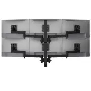 Atdec AWMS-6-13717 Hex Monitor Mount on 750mm Post. Max Load: 12kg 10kg Curved