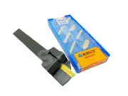 Indexable Parting Off Lathe Tool 10mm RIGHT HAND + 10 3mm Carbide Korloy Inserts