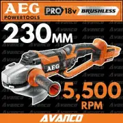 AEG 18V 230mm Brushless Angle Grinder Tool Only Dual Battery BEWS18BLX230-0 NEW
