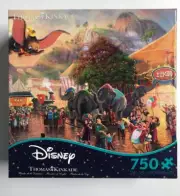 Disney Dumbo 750 Piece Puzzle Thomas Kinkade -C