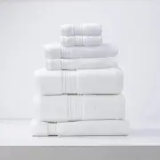 Brentwood 650 GSM Low Twist 7 Piece Bright Bath Sheet by Renee Taylor