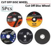 5Pcs 3'' Resin Metal Cutting Disc Grinding Wheels 75mm For Angle Grinder Tools