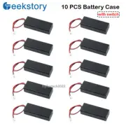 10 PCS 3V AAA Battery Holder Cell Case with Switch and Wire PH2.0 JST Connector