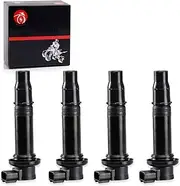 Ignition Coil 4 pcs Compatible with Yamaha YZF-R6 R6 2003 2004 2005 YZF R6S 2006 2007 2008 2009