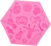 STOBAZA 1Pc Animal Design Baking Mold Versatile Pudding Mold for Handmade Crafts Supports Repeated Use Easy to Clean for Biscuit Cake and Soap Making Silicone