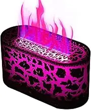 Rrlihjgu Oil Diffuser, Crack Fire Air Purifier, Multi Functional Quiet Auto Shut Humidifier for Tent Basement Yoga Hotel Spa Bedroom Living Room Car Bathroom