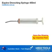 Equine Dental Drenching Syringe, 400ml, Drencher, Mouth, Oral, Flusher, Premium