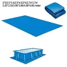 Foldable Waterproof Pool Mat Portable Pool Groundsheet Easy Installation