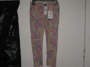 PUMPKIN PATCH CAPPUCCINO FLORAL SKINNY LEG JEANS #W3GL65005 -- SIZE 5 -- NWT!!!