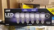 Feit Dimmable Crystal Clear 40W Bulbs - 6 pk