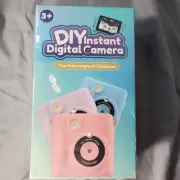 Pink DIY Instant Print Digital Camera for Kids Children Toy New Sealed