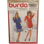 Burda 5690 Pattern Long Jacket Size 10 to 20 Vintage Sealed