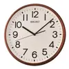 【SEIKO 精工】指針式時尚時鐘 掛鐘-棕框(QXA677B)