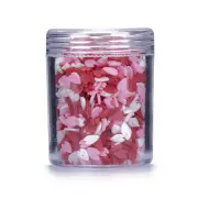 20g Pink Hearts Confetti Mix Ins for Epoxy Resin Art In Tubs Pour Craft
