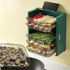 Stackable Spice Storage Tray Kitchen Shelf Vegetable Tray Side Dish Tray