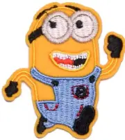 Dave from Despicable Me embroidered Iron on patch
