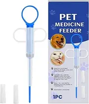 Pill Popper for Cats,Animal Pill Dispenser Feeding Tool | Leak-Proof Feeder with Soft Silicone Tip for Animals Tablet Paste Liquid Eating