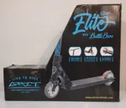 GRIT SCOOTER Elite with Battle Bars Satin Sky Grey Color model # 171830 New