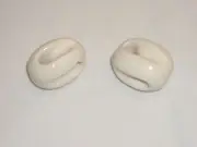WORKMAN EWS1 SMALL CERAMIC EGG SHELL ANTENNA END INSULATOR 2PC PAIR