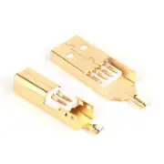 Gold Plated USB Terminal Type A to Type B Male Plug Connector USB A-B Cable DIY