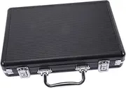 CIYODO Poker Chip Case Lightweight Card Storage Container Handle Sealed Poker Cards Box Portable Chips Storage Case