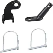 BCOATH Bike Trailer Connector Kit Hitch Coupler Attachment Hitch Arm for Easy Installation Compatible Electric Bikes