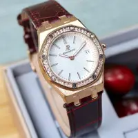 在飛比找蝦皮購物優惠-新系列女士時尚手錶皮革錶帶戒指 KOMBI DIAMOND 