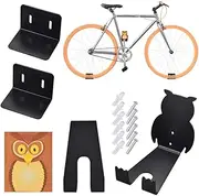 Mountain Bike Rack Wall Mounted ycle Holder Hanger Heavy Duty ycle for Garage Multicolor One Size