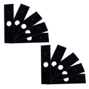10 USA Edger Blade Not Sharpened Heat Treated for Echo 69601552632 Craftsman