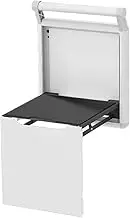 Folding Wall Mounted Shoe Changing Stool Shoe Wearing Stool Aluminum Alloy Entryway Stool Bench for Veranda Balcony Restroom,