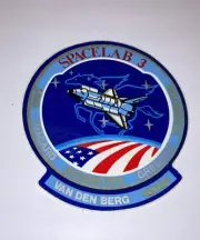 STS-51B NASA Spacelab 3 Lind Thagard Overmyer Gregory Thorton Van Den Berg Wang