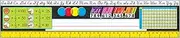Trend Enterprises Grades 3-5 Desk Toppers Reference Name Plates, 36/Pkg (Modern) (T-69406)