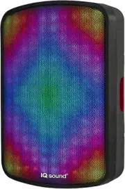 IQ Sound IQ-8015DJBT 15" Portable Speaker +TWS Bluetooth +USB/AUX/SD/FM+Free Mic