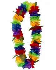 Rainbow Mardi Gras Lei