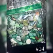 Crystal Quartz Agate Tumbled Stones 10oz Bundle Unakite Green Aventurine